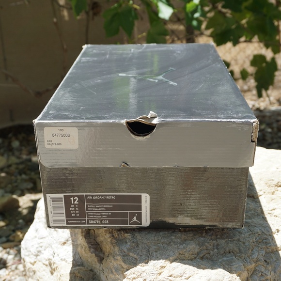 Nike Air Jordan 7 Retro Bordeaux USED Size 12 - Picture 3 of 6